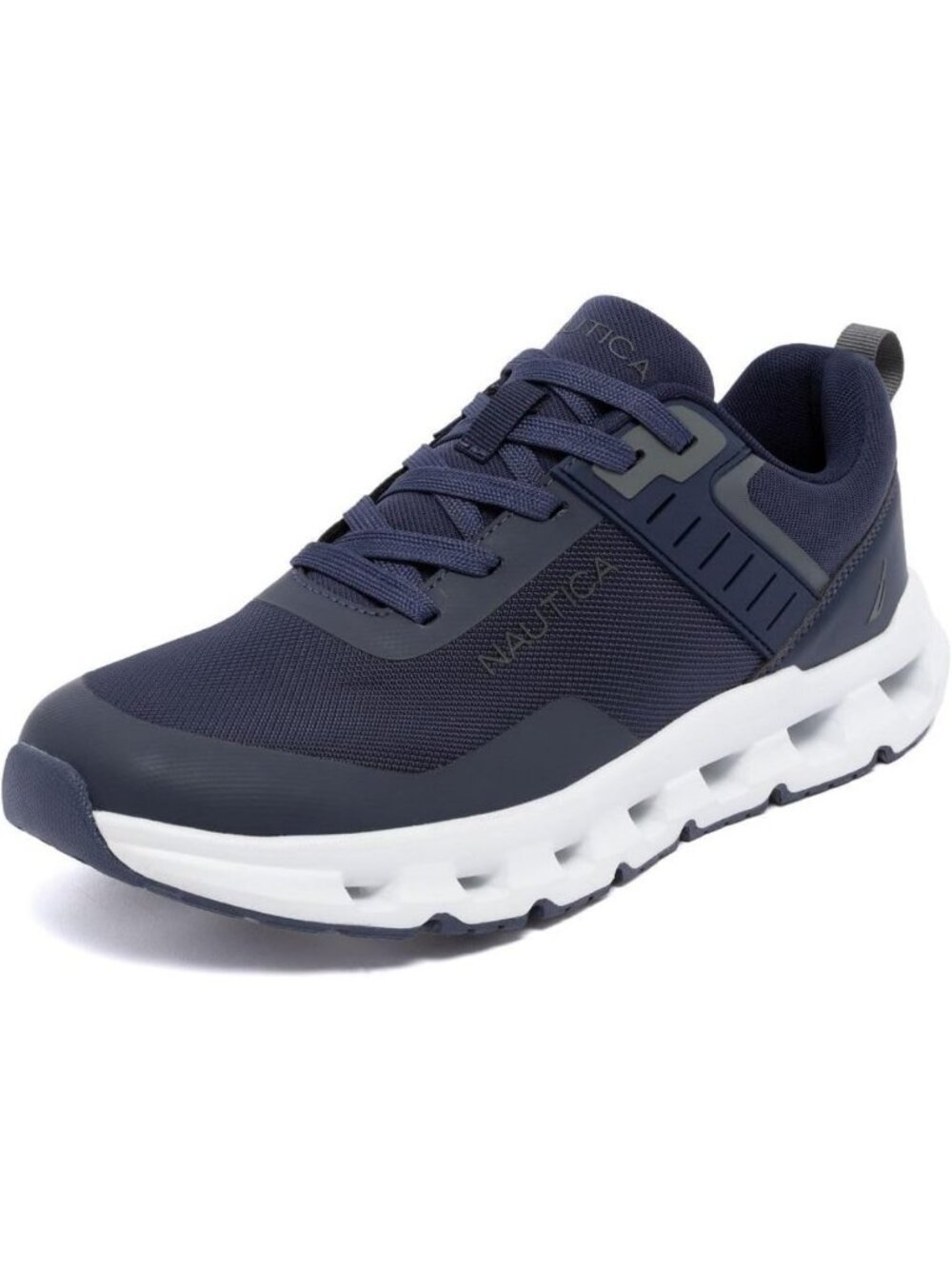 Men's Lightweight Cushioned Running Sneakers - Breathable Athletic Lace-Up Shoes